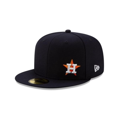 Blue Houston Astros Hat - New Era MLB Flawless 59FIFTY Fitted Caps USA1948327